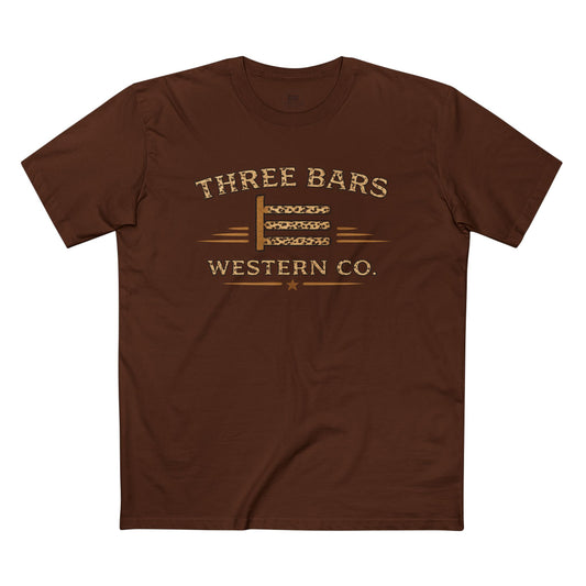Three Bars Leopard Print Tee