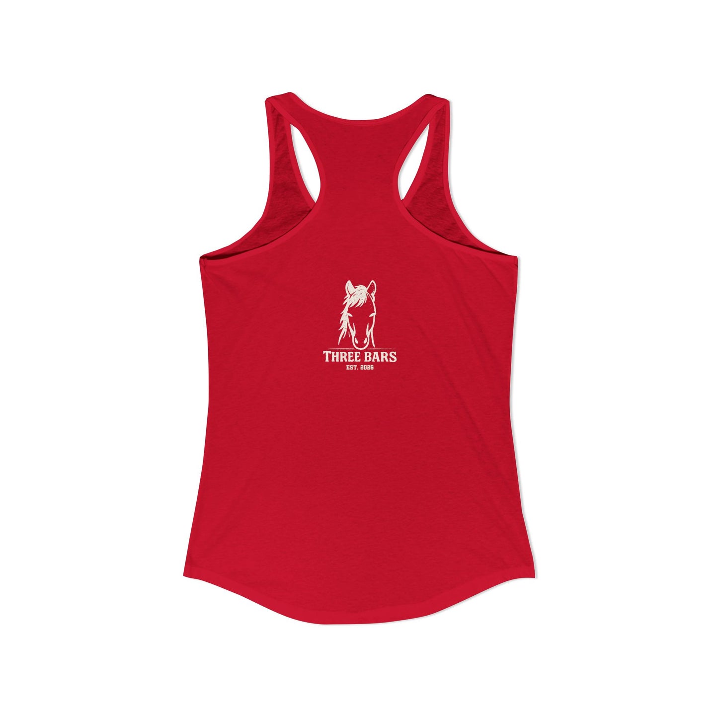 Three Bars Horse Racerback Tank