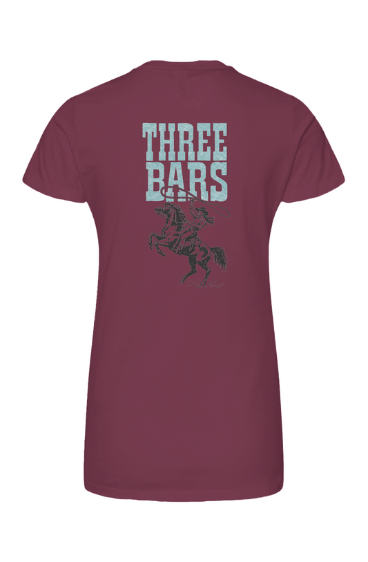 Three Bars Cowgirl Roping Tee
