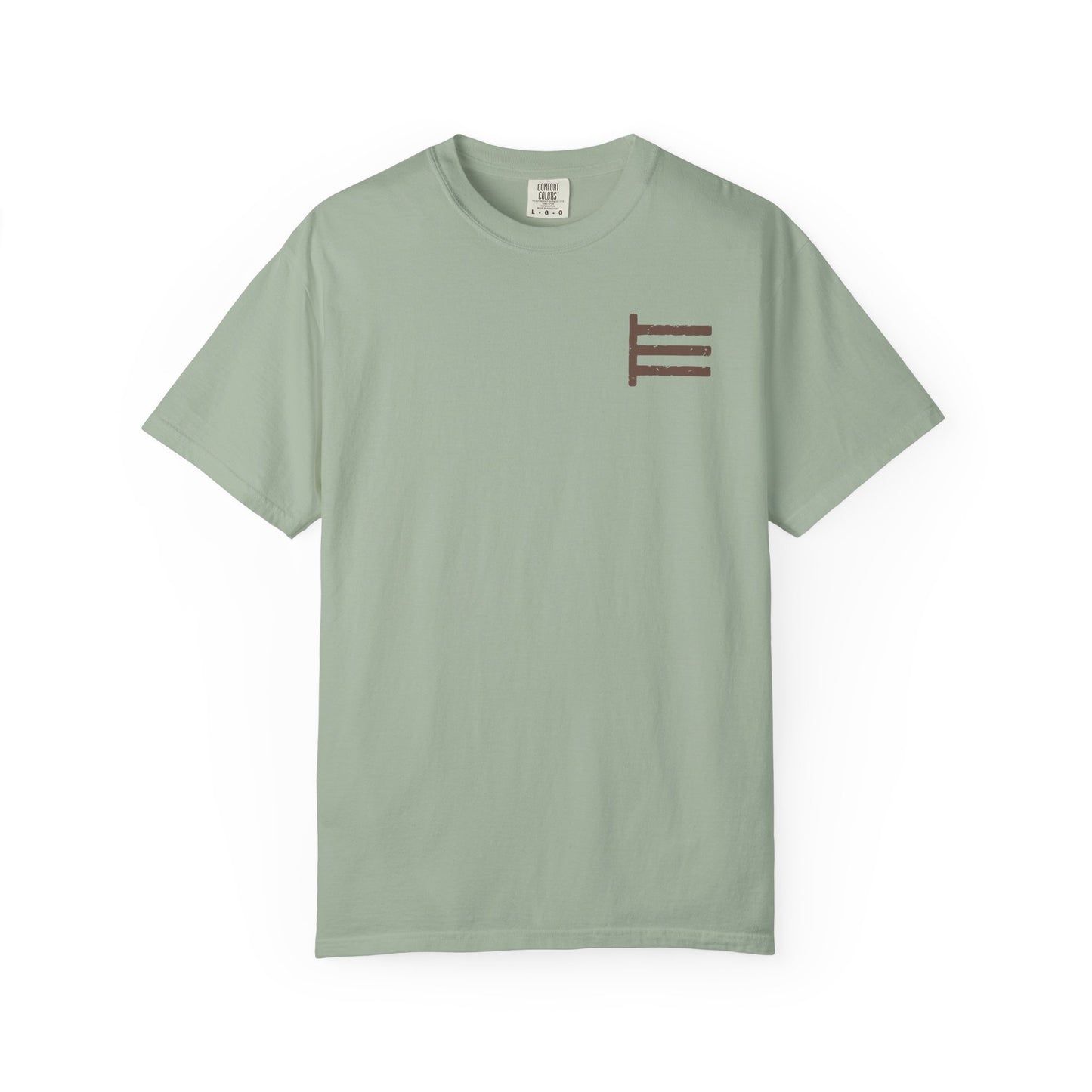 Three Bars Western Sunflower & Spur "Walk By Faith" Tee
