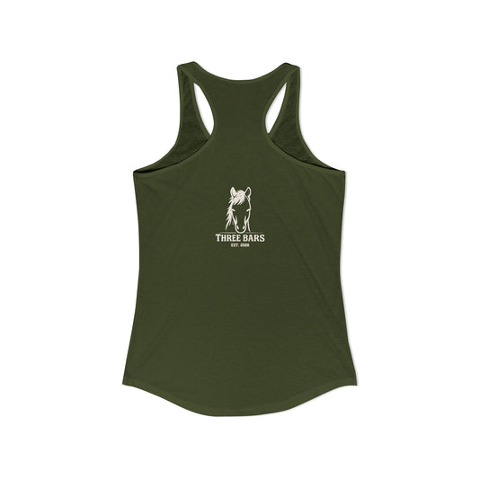 Three Bars Horse Racerback Tank