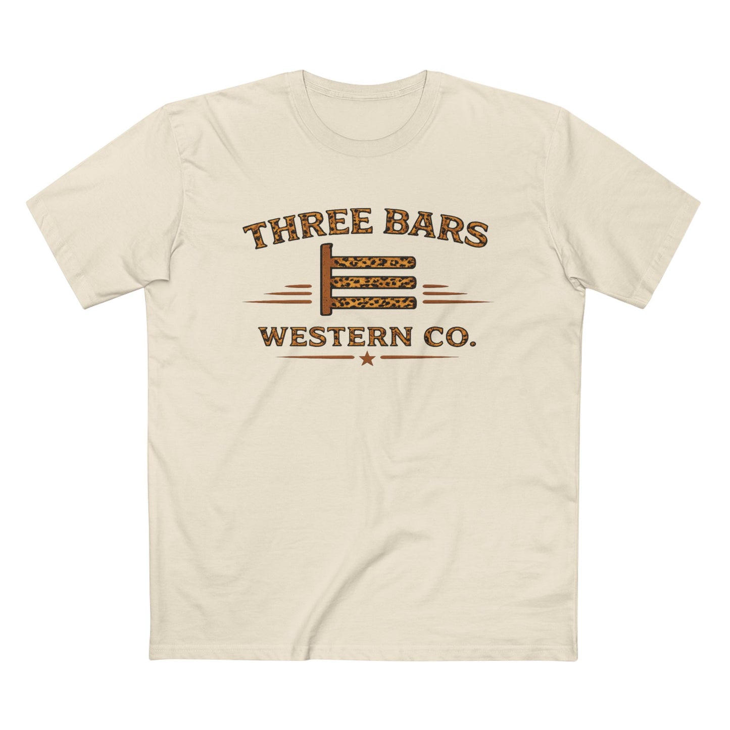 Three Bars Leopard Print Tee