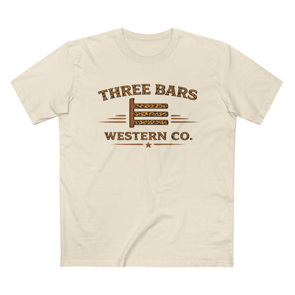 Three Bars Leopard Print Tee