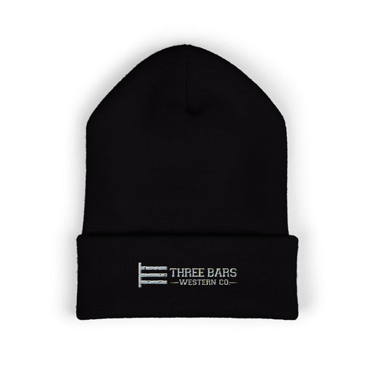 Three Bars Logo — Cuffed Beanie