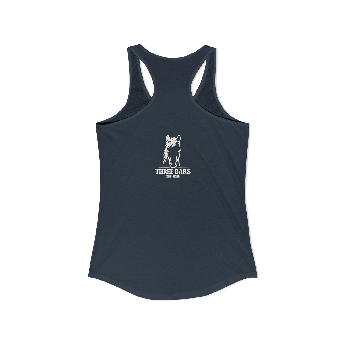Three Bars Horse Racerback Tank