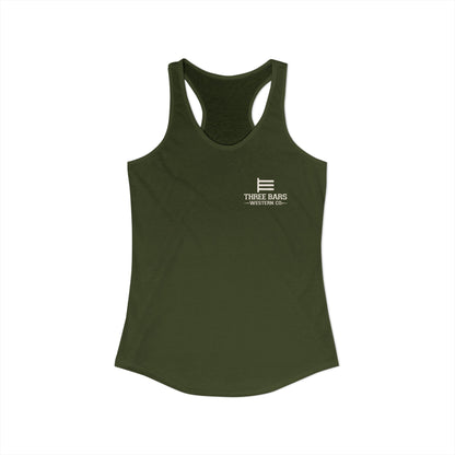 Three Bars Horse Racerback Tank