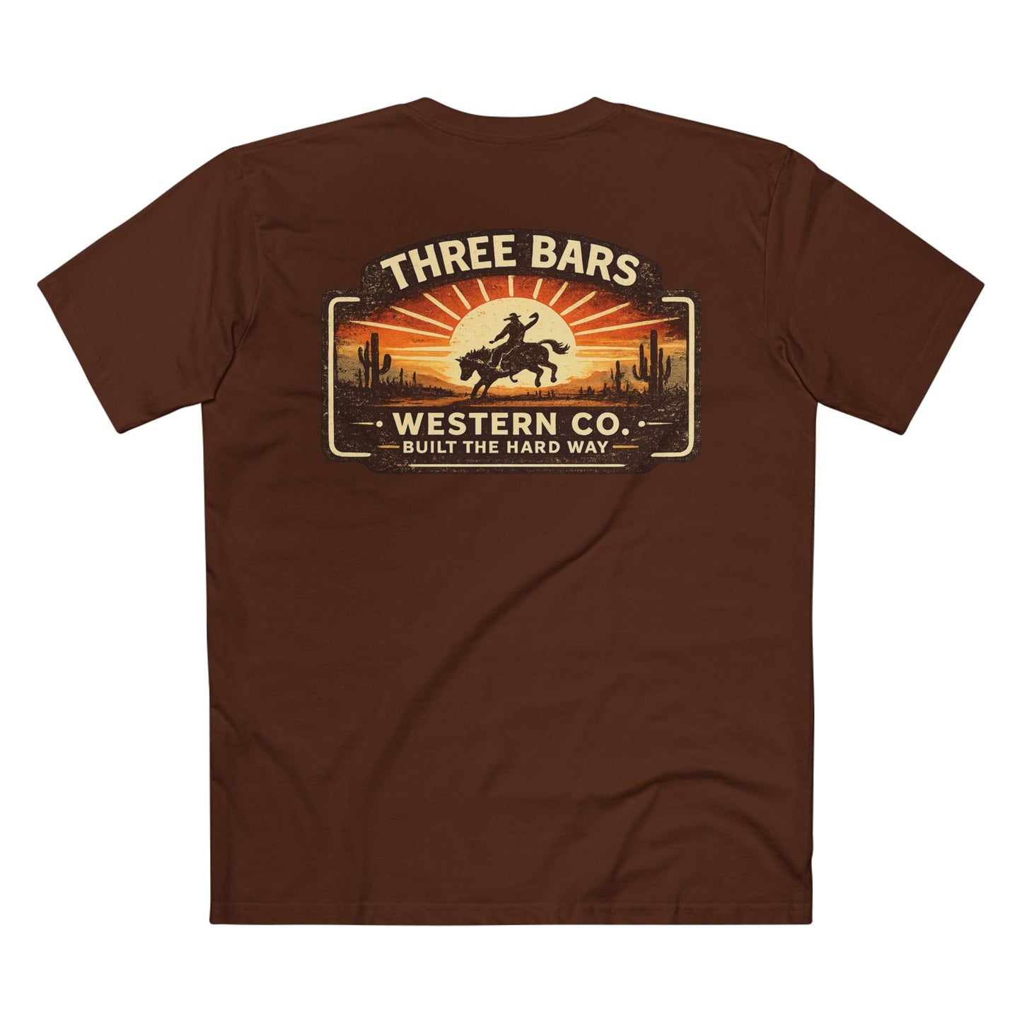 Three Bars Cowboy Sunset Tee