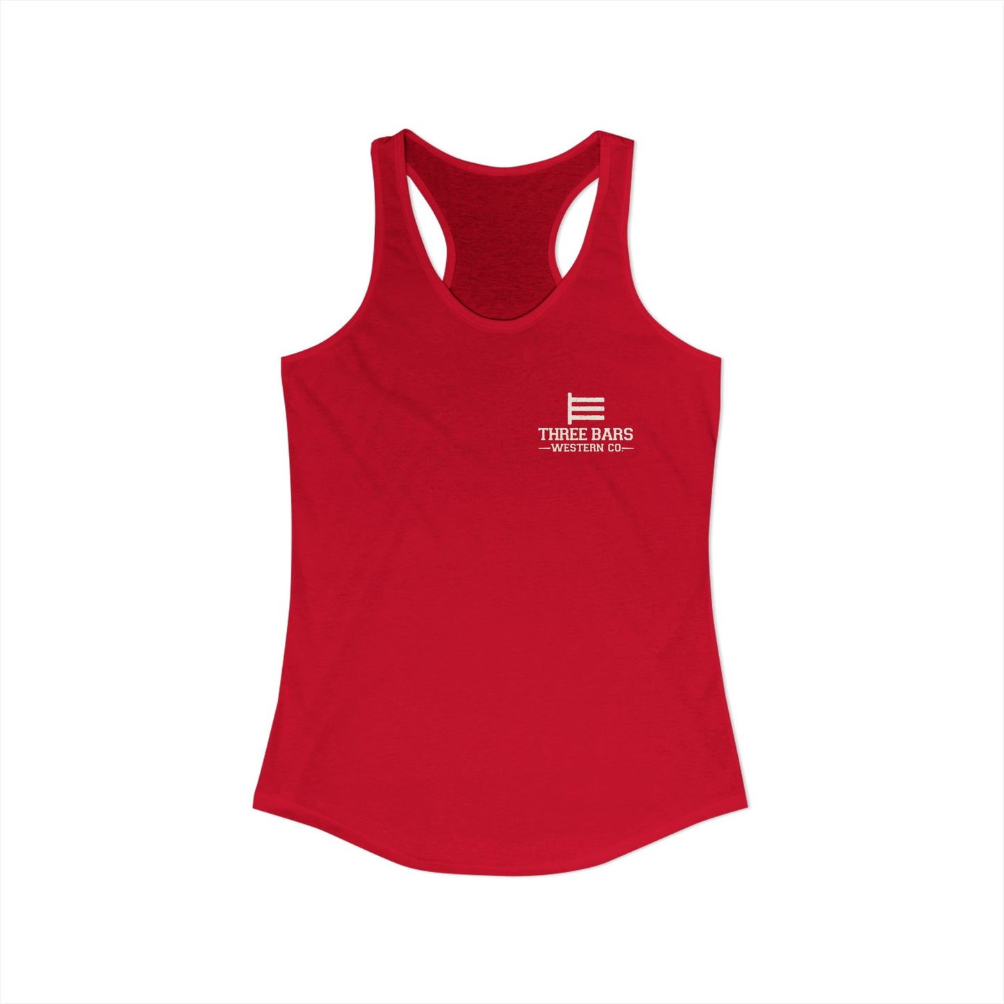 Three Bars Horse Racerback Tank