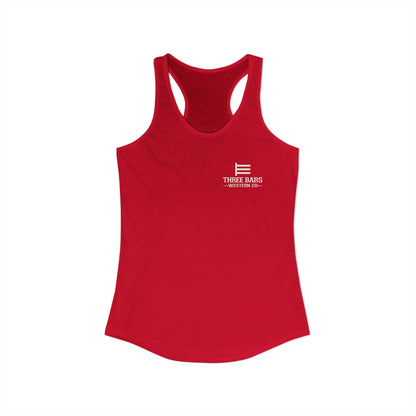 Three Bars Horse Racerback Tank