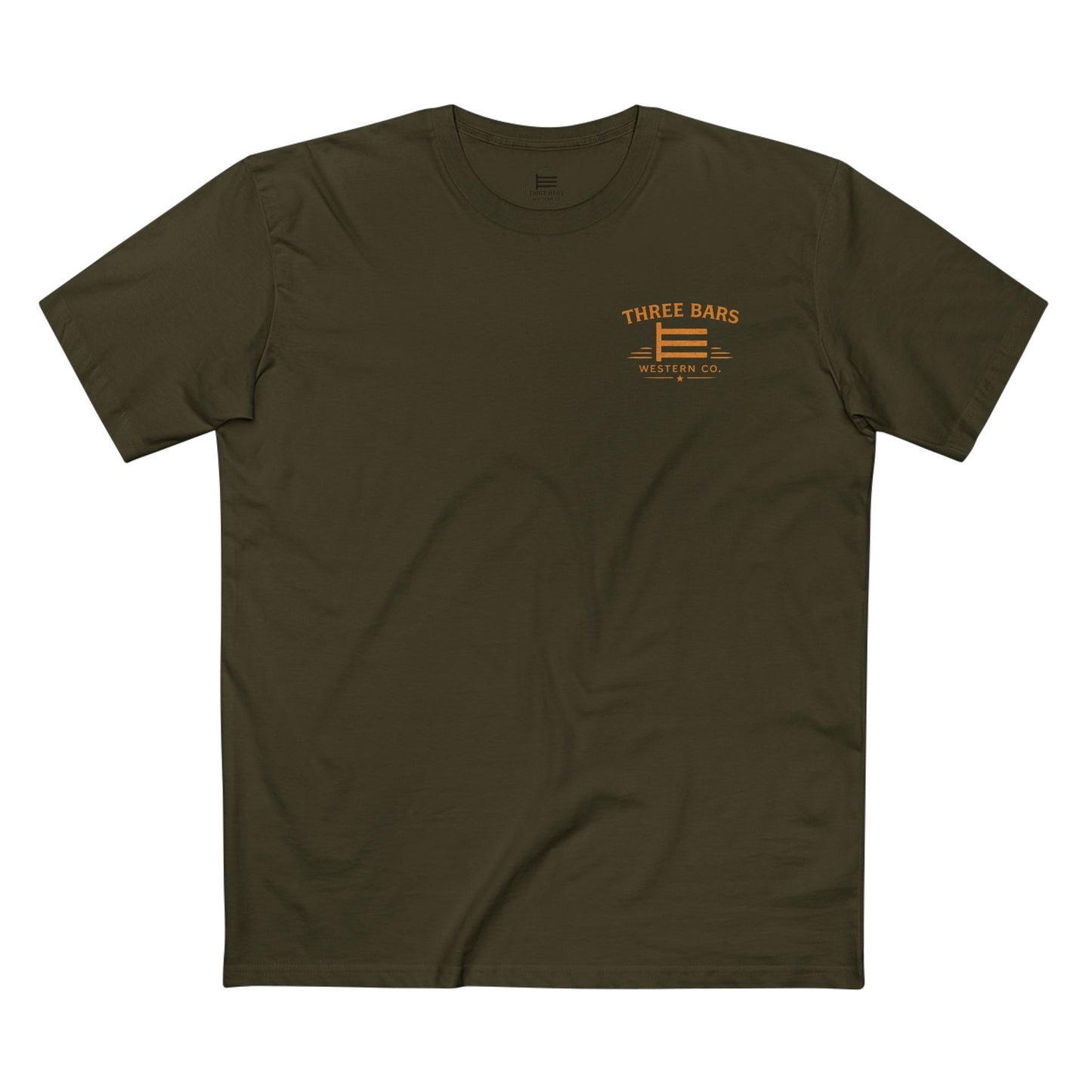 Three Bars Logo Sunset Tee