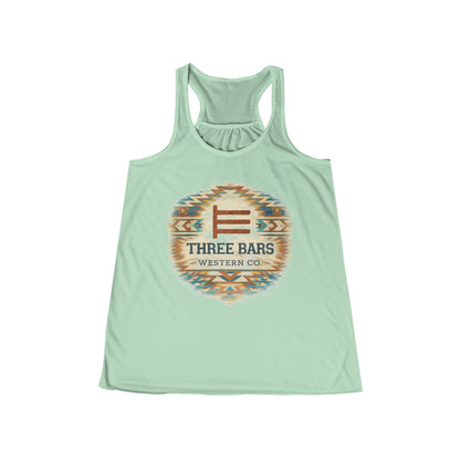 Three Bars Aztec Racerback Tank