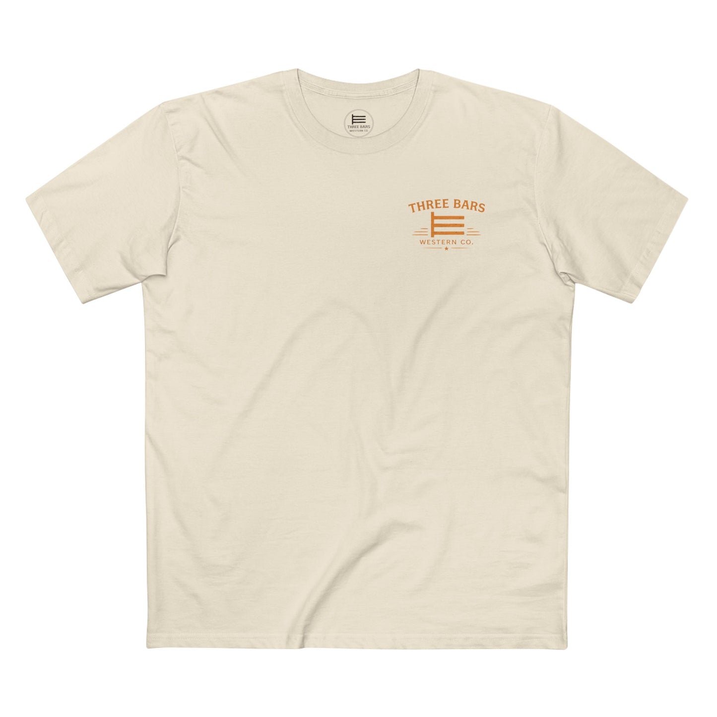 Three Bars Logo Sunset Tee