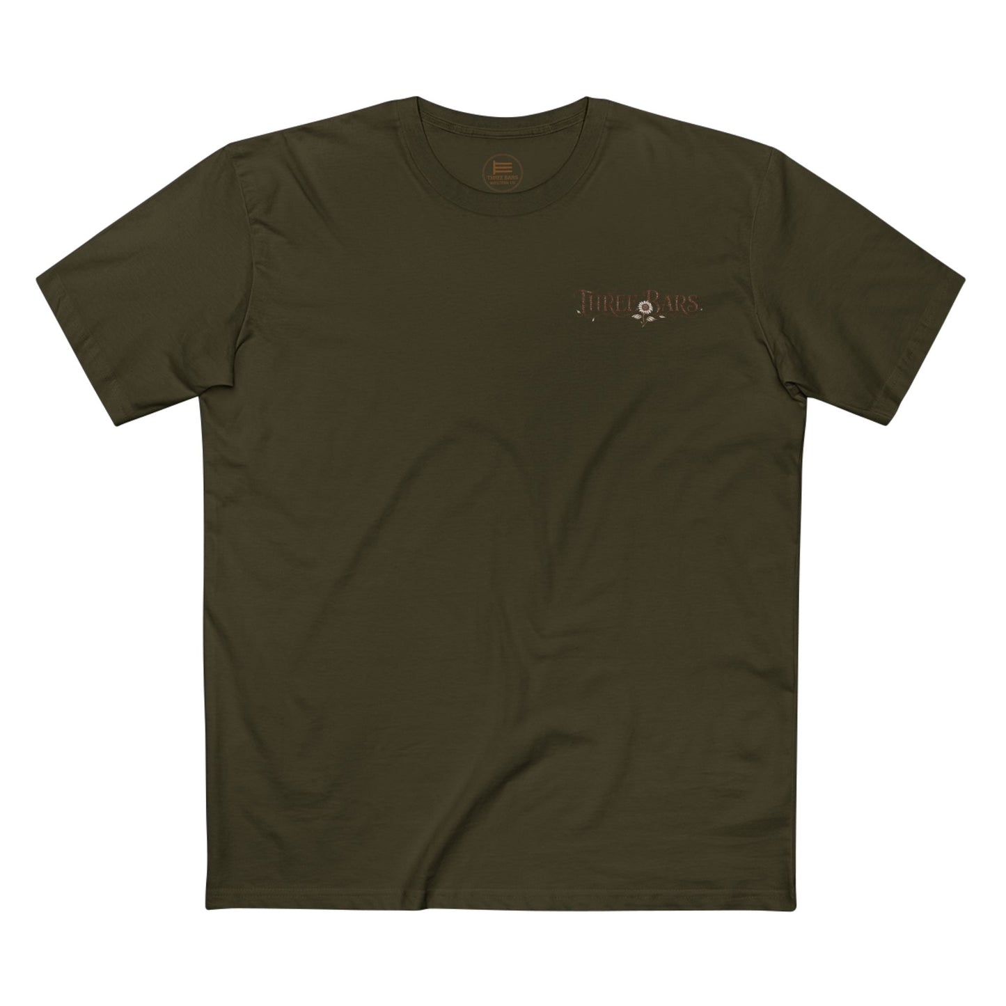 Three Bars 'Built the Hard Way' Sunflower Tee