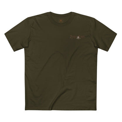 Three Bars 'Built the Hard Way' Sunflower Tee