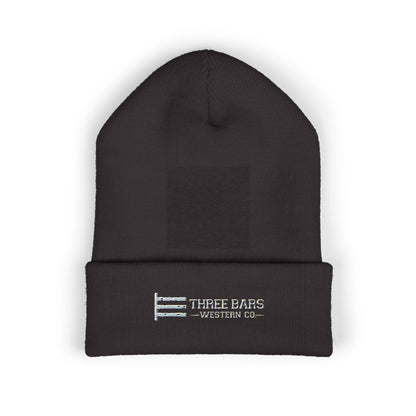Three Bars Logo — Cuffed Beanie