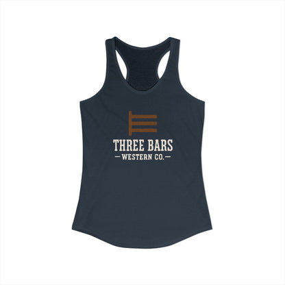 Three Bars Ranch Stamp Racerback Tank