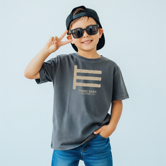Youth Three Bars Logo — Classic Tee