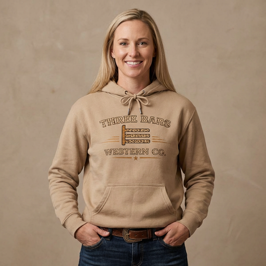 Three Bars Leopard Print Hoodie