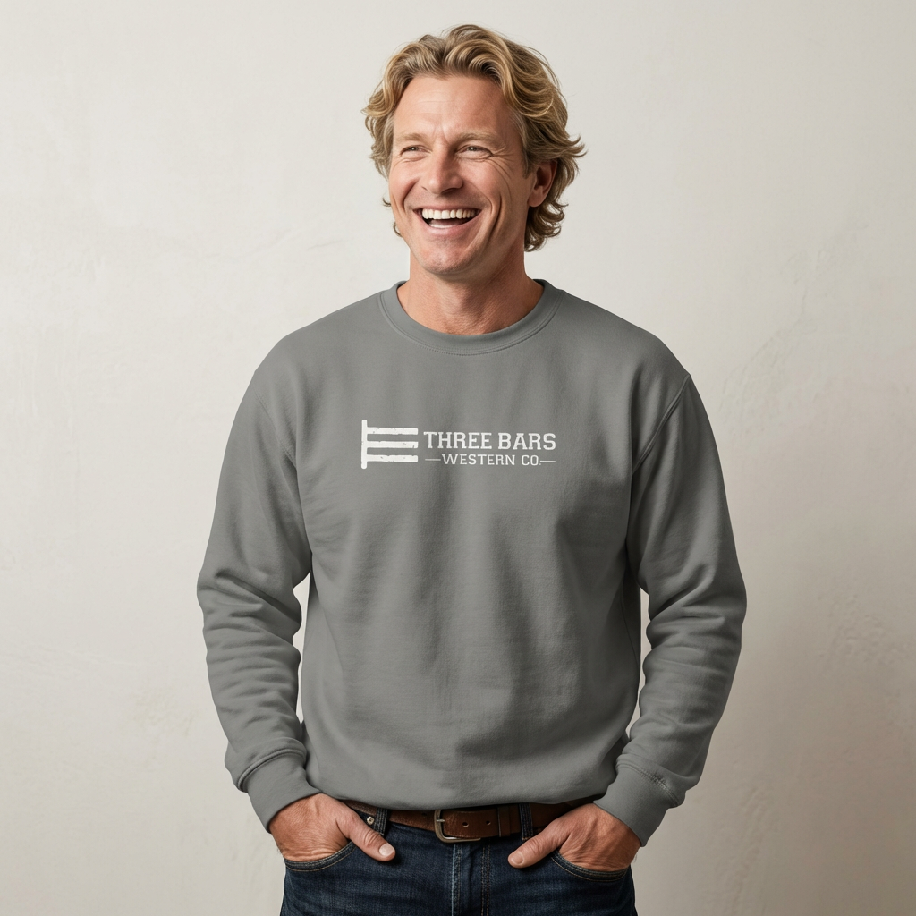 Three Bars Crewneck Sweatshirt
