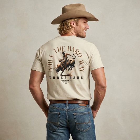 Built The Hard Way Rodeo Tee