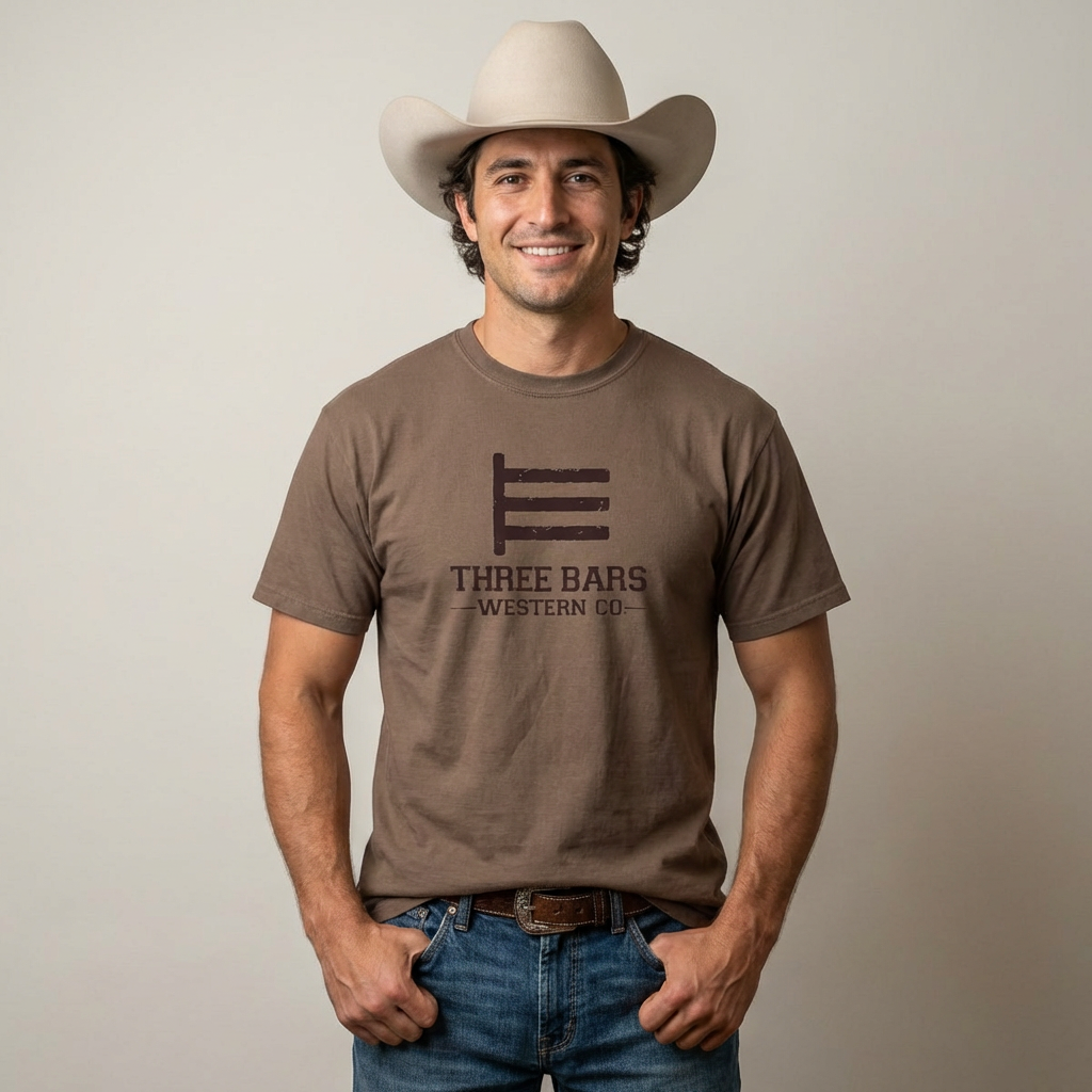 Three Bars Ranch Stamp Tee