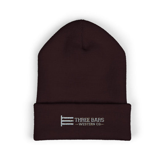 Three Bars Logo — Cuffed Beanie