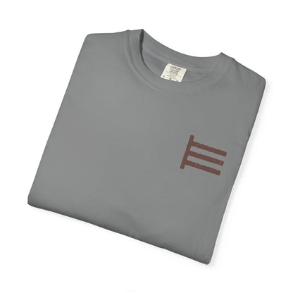Three Bars Western Sunflower & Spur "Walk By Faith" Tee