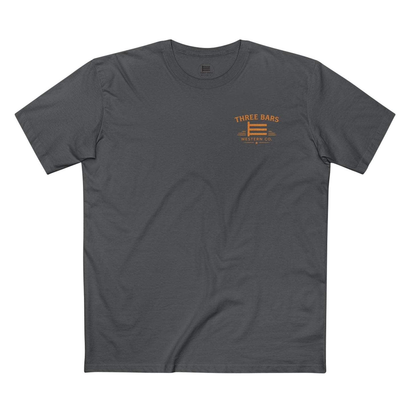 Three Bars Logo Sunset Tee