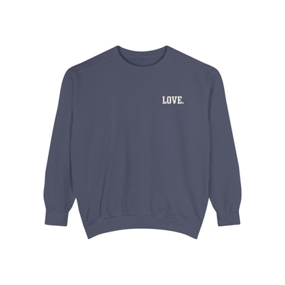 Built The Hard Way LOVE Valentine’s Classic Crewneck