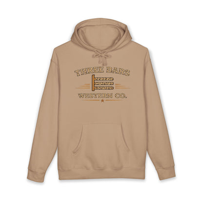 Three Bars Leopard Print Hoodie