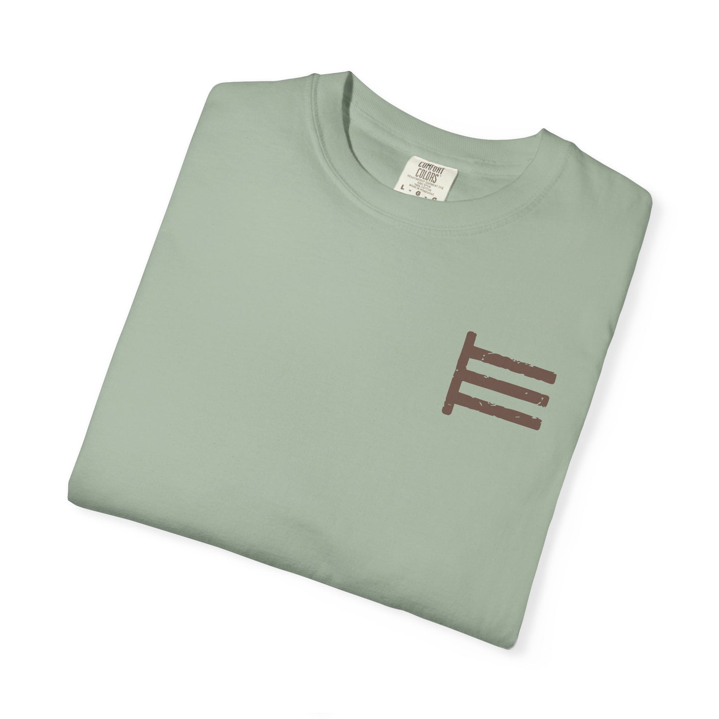 Three Bars Western Sunflower & Spur "Walk By Faith" Tee