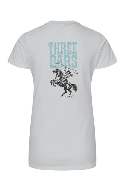 Three Bars Cowgirl Roping Tee