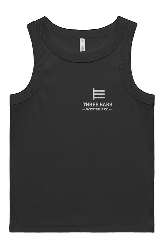 Three Bars Organic Rib Tank
