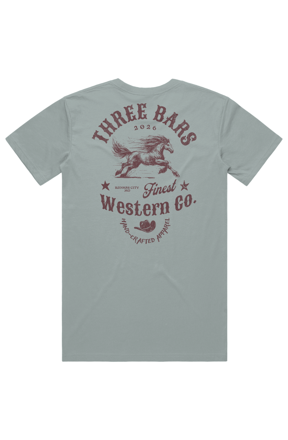 Three Bars KC Western Tee 