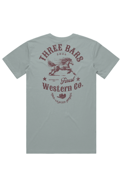 Three Bars KC Western Tee 