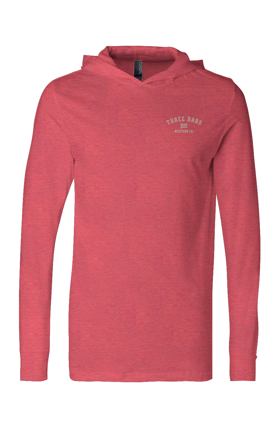 Three Bars Western Co. Lightweight Hooded Long Sleeve