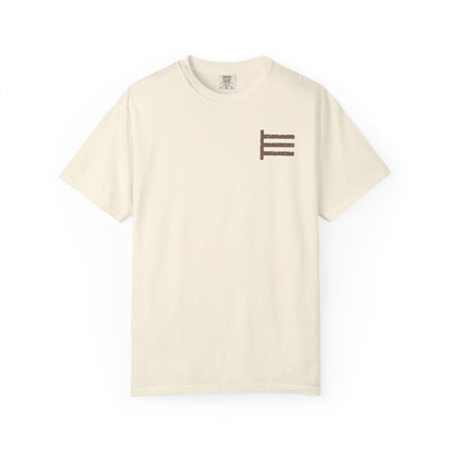 Three Bars Western Sunflower & Spur "Walk By Faith" Tee