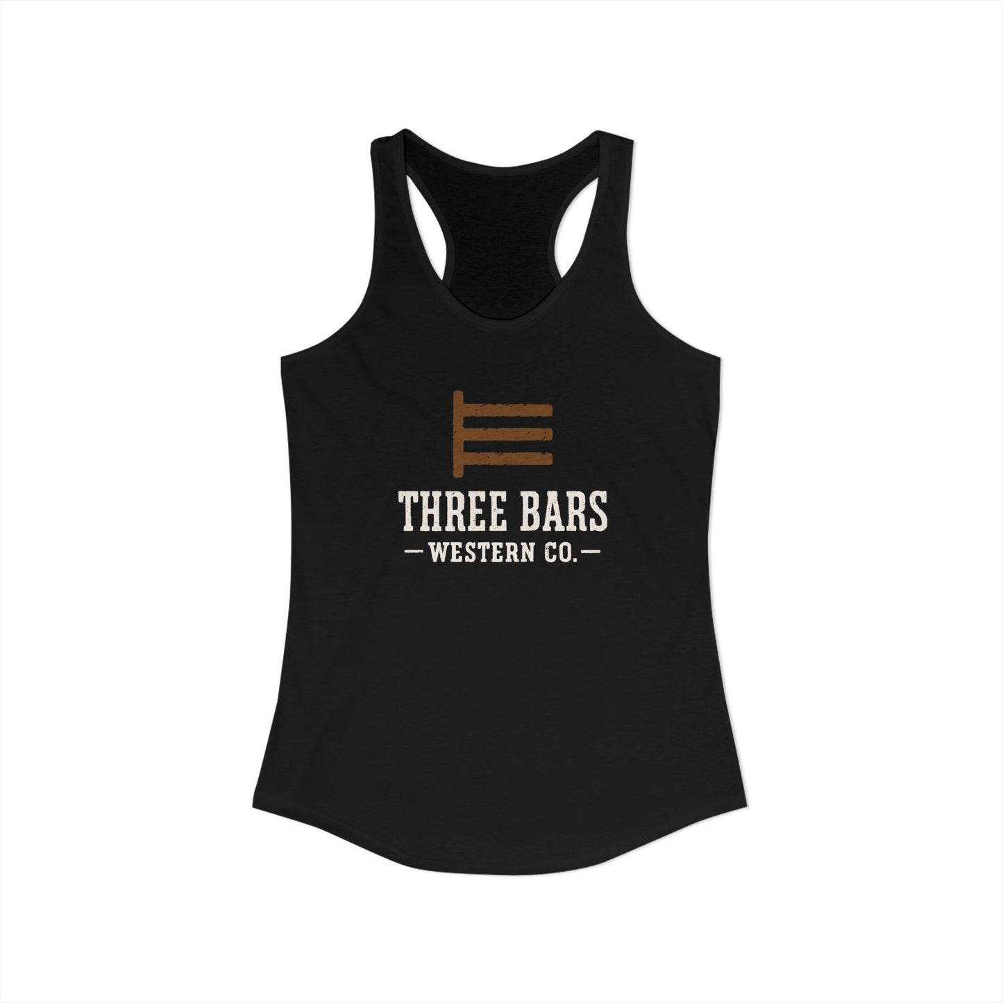 Three Bars Ranch Stamp Racerback Tank