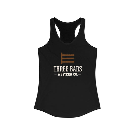 Three Bars Ranch Stamp Racerback Tank