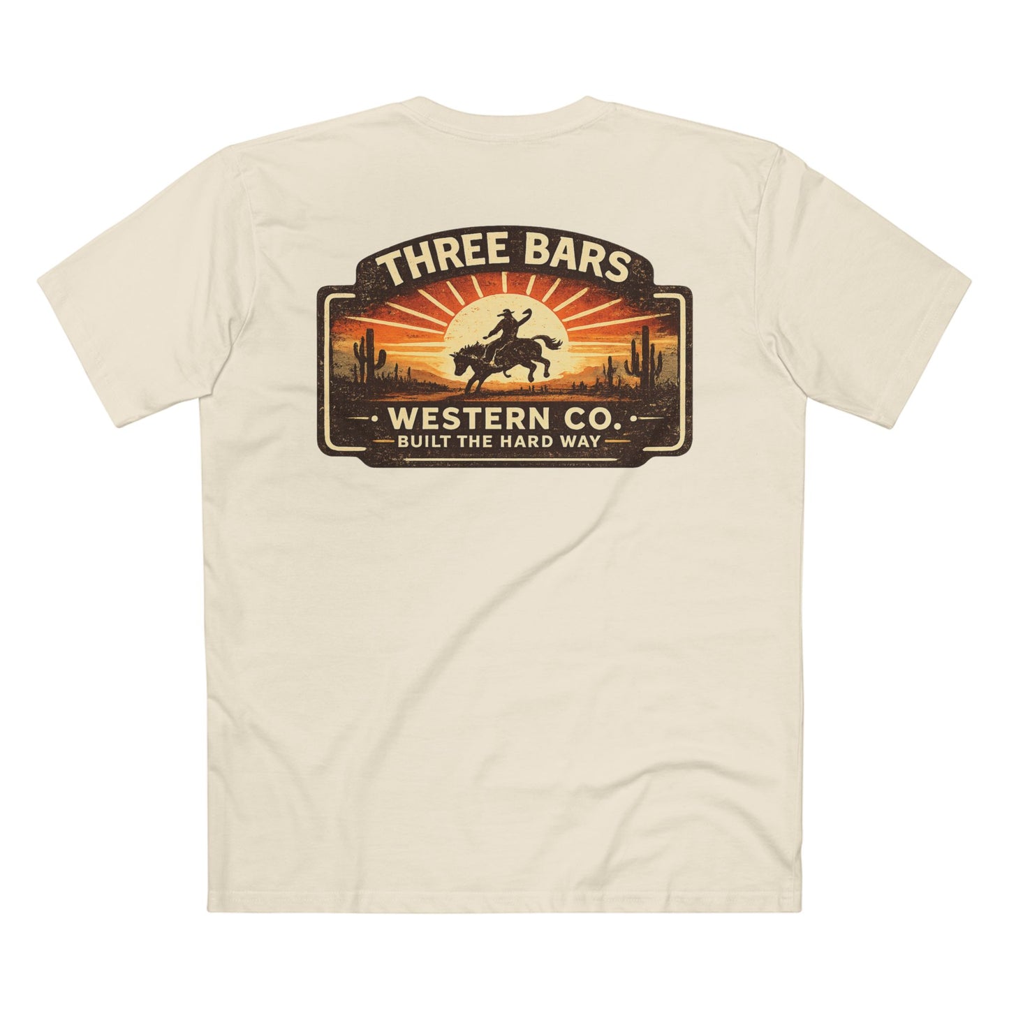 Three Bars Cowboy Sunset Tee