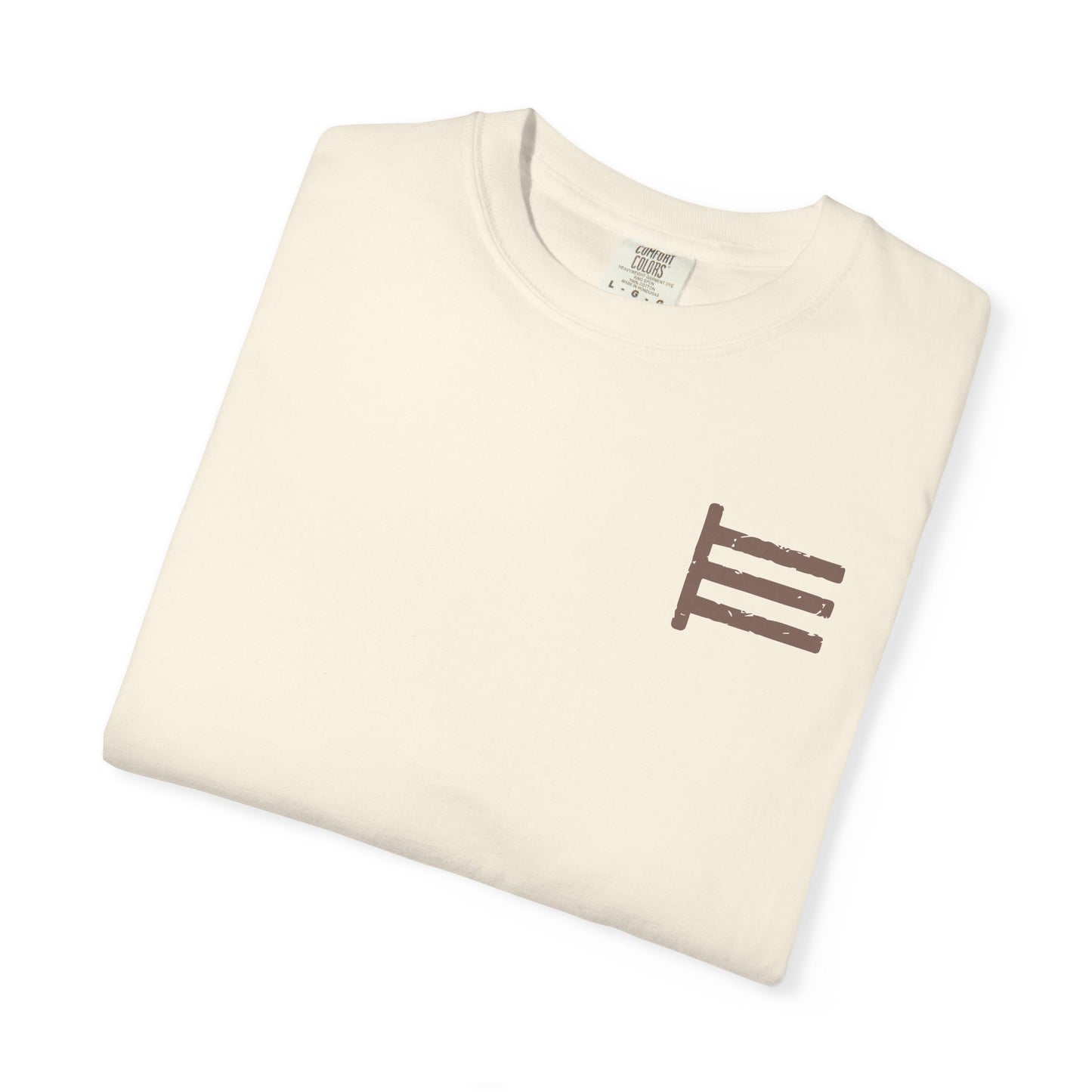 Three Bars Western Sunflower & Spur "Walk By Faith" Tee